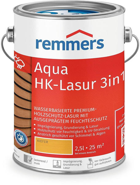 Remmers Aqua HK-Lasur 3in1 kiefer 2,5l