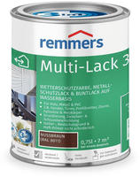 Multi-lack 3in1 Nussbraun (ral 8011), 0,75 Liter, Wetterschutzfarbe, Metallschutzlack
