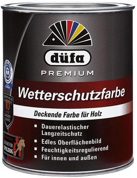Düfa Premium Wetterschutzfarbe & Holzfarbe 2,5l schwedenrot