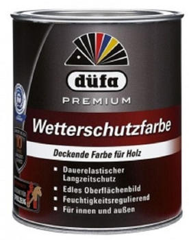 Düfa Premium Wetterschutzfarbe & Holzfarbe 750ml schwedenrot