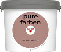 Alpina Wandfarbe Pure Farben Rharbarberrot 2,5,