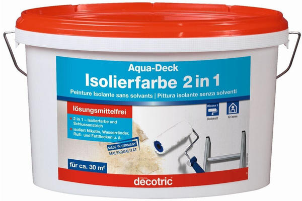 Decotric Aqua Deck Isolierfarbe 2in1 weiss 5l