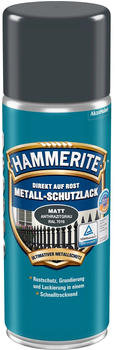 Hammerite Metallschutz-Lack Spray matt matt Anthrazitgrau 400 ml