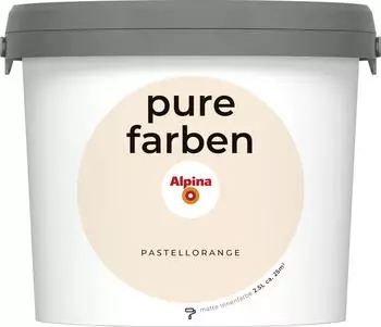 Alpina pure farben 2,5l pastellorange Alpina pure farben 2,5l pastellorange