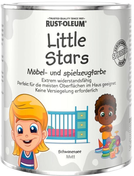 RUST-OLEUM Little Stars Möbel- und Spielzeugfarbe Schwanensee weiß 750ml