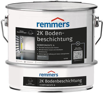 Remmers Bodenbeschichtung 2K seidengl&auml;nzend basaltgrau 5 kg