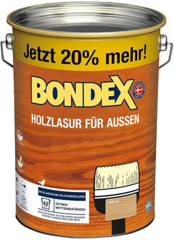 Bondex Holzlasur f&uuml;r au&szlig;en farblos seidengl&auml;nzend 4,8 l