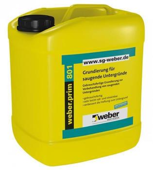 SG-Weber weber.prim 801 - Grundierung f&uuml;r saugende Untergr&uuml;nde 10 l