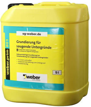 SG-Weber weber.prim 801 - Grundierung für saugende Untergründe 5l