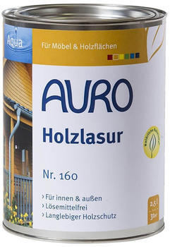 Auro Holzlasur Aqua Nr 160 grau 2,5l