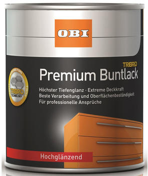OBI Premium Buntlack Tribrid 375 ml Ultramarinblau hochglänzend