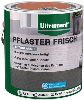 Ultrament Pflaster Frisch rot 2,5l