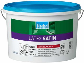 Herbol Latex Satin wei&szlig; 2,5l
