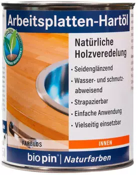Biopin Arbeitsplatten-Hart&ouml;l Transparent 750 ml