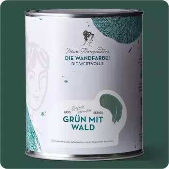 MissPompadour Die Wertvolle Gr&uuml;n mit Wald