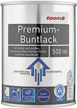 toom Premium-Buntlack hochgl&auml;nzend 500 ml cremewei&szlig;