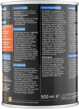 toom Premium-Buntlack hochgl&auml;nzend 500 ml enzianblau