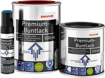 toom Premium-Buntlack seidenmatt 500 ml reinwei&szlig;