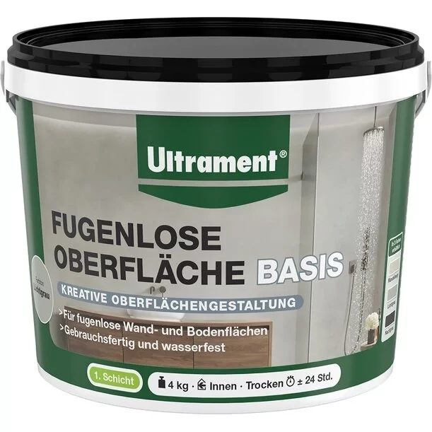 Ultrament Fugenlose Oberfl&auml;che Basis Finish