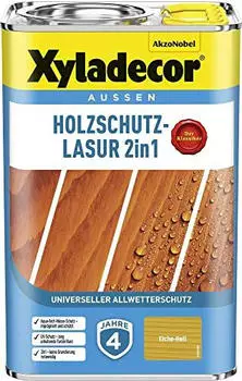 Xyladecor Holzschutzlasur 2in1 eiche hell 4l