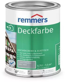 Remmers Deckfarbe fenstergrau 0,75l
