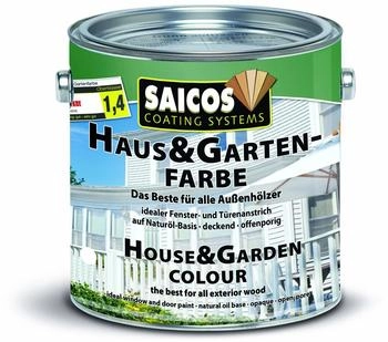 Saicos Haus und Gartenfarbe 0,75 l weiss