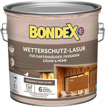 Bondex Wetterschutzlasur Teak Bondex Wetterschutzlasur Teak