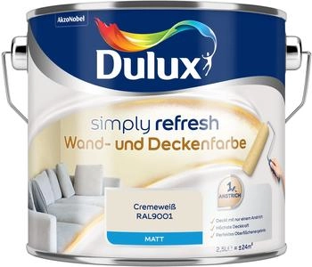 Dulux Simply Refresh 2,5 l, Cremeweiss (RAL9001)