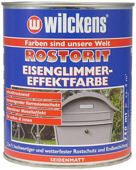 Wilckens Rostorit Eisenglimmereffekt, seidenmatt, Silber