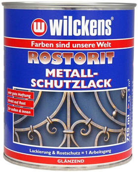 Wilckens Rostorit Metallschutzlack, glänzend, Silbergrau Wilckens Rostorit Metallschutzlack, glänzend, Silbergrau