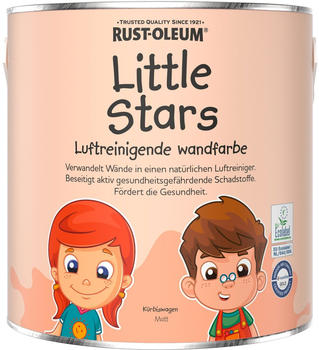 RUST-OLEUM Little Stars Luftreinigende Wandfarbe 2,5l K&uuml;rbiswagen