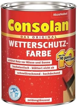 Consolan Profi Wetterschutz-Farbe anthrazitgrau 2,5 l