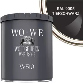 Wo-We W510 Dachbeschichtung 0,75 L Tiefschwarz