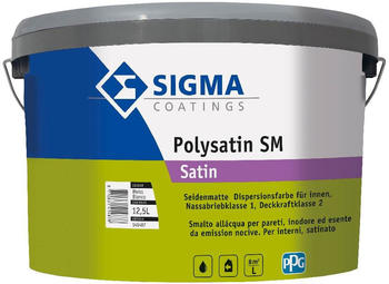 Sigma Polysatin SM Wandfarbe weiß 12,5l