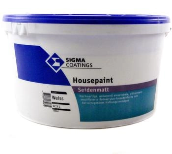 Sigma Housepaint Fassadenfarbe weiß 12,5l