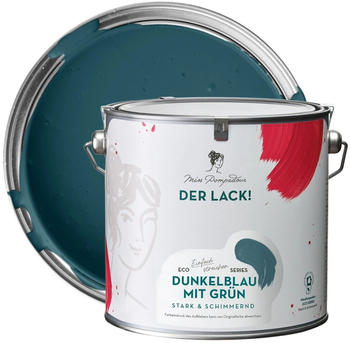 MissPompadour Dunkelblau mit Grün 2,5L
