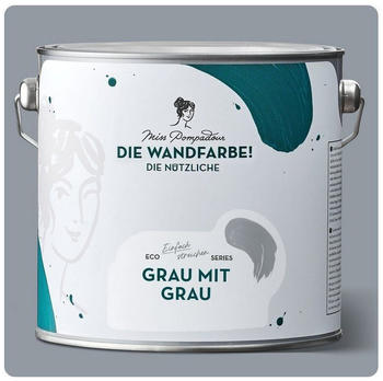 MissPompadour Die Wandfarbe! The valuable one Grau mit Grau 2,5 L