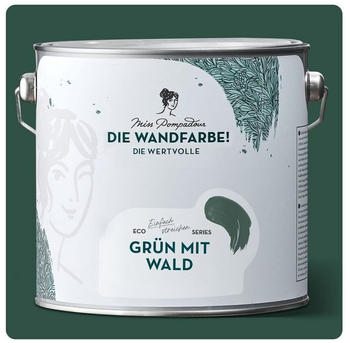 MissPompadour Die Wandfarbe! Die Wertvolle Grün mit Wald 2,5 L
