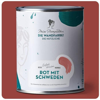 MissPompadour Die Wandfarbe! Die Nützliche Rot mit Schweden 1 L