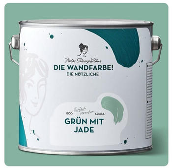 MissPompadour Die Wandfarbe! die Nützliche Grün mit Jade 2,5 L