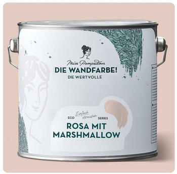 MissPompadour Die Wandfarbe! Die Wertvolle Rosa mit Marshmallow 2,5 L