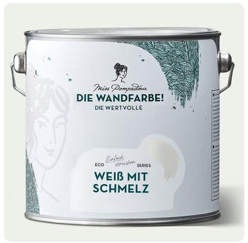 MissPompadour Die Wandfarbe! Die Wertvolle Weiß mit Schmelz 2,5 L