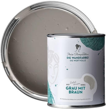 MissPompadour Die Wandfarbe! Grau mit Braun 1 L