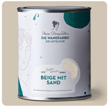 MissPompadour Die Wandfarbe! Beige mit Sand 1 L
