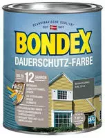 Bondex Dauerschutz Farbe Basaltgrau 0,75 L | Hervorragende Farbstabilit&auml;t | Wetter-