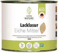 Ultra Nature Lacklasur 375 Ml Eiche Mittel Holzlasur