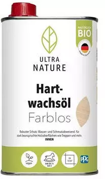 Ultra Nature BIO Hartwachsöl Farblos 500 ml