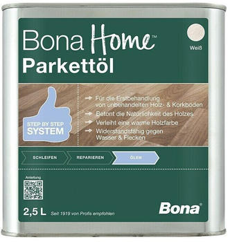 Bona Home Parkett-Öl 2,5 l Weiß