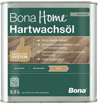Bona Home Hartwachsöl 2,5 l Farblos Glänzend