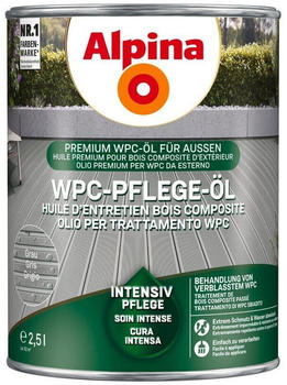 Alpina WPC-Pflege-&Ouml;l 2,5l grau